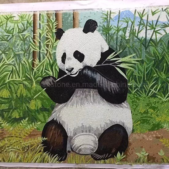 Murales de pared 3D de mosaico de concha de agua dulce de arte de lujo Popular chino para diseño de proyectos de Hotel y Villa